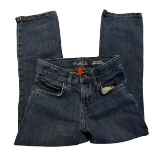 💚 GUC The Children's Place Boy's Dark Blue Boot Cut Evasee Jeans SZ6